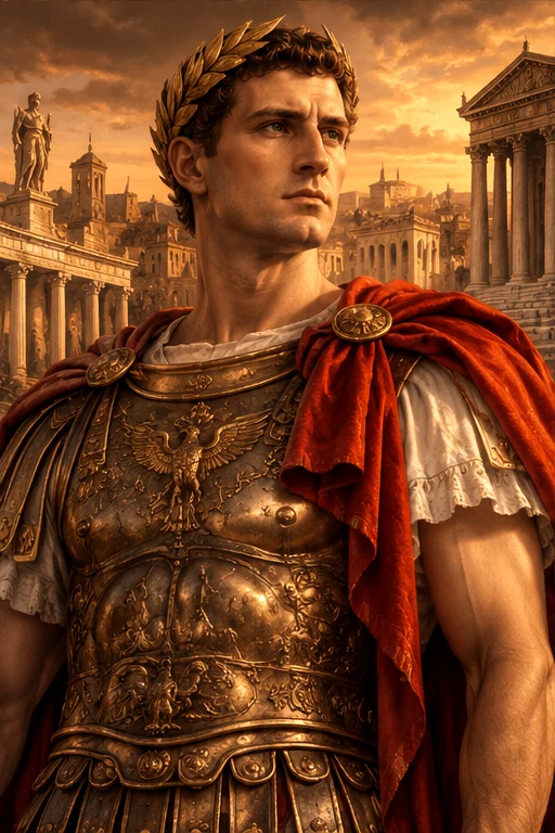 Historical illustration for Octavian Augustus